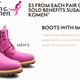 Illustration for article titled These Bright Pink Timbs Will Blind You With Breast Cancer Awareness
